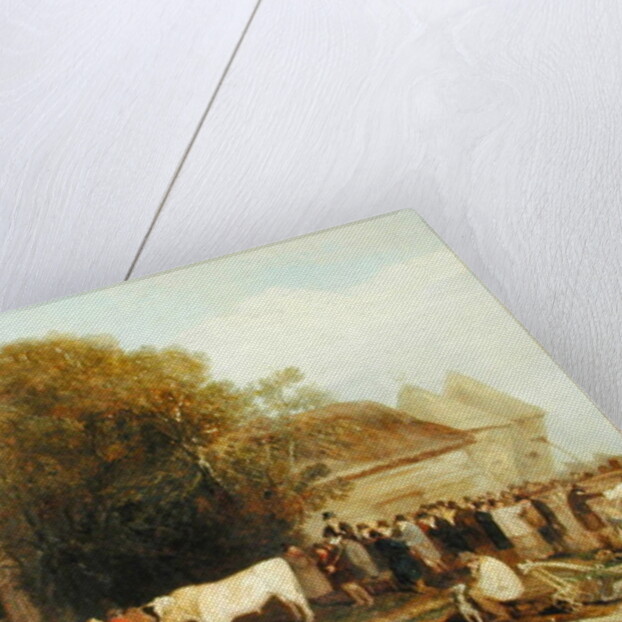 The Farm Sale, 1820 by Richard Barrett Davis