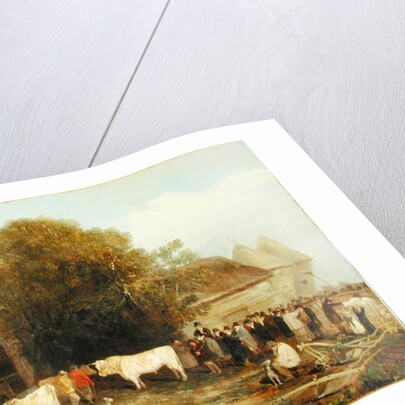 The Farm Sale, 1820 by Richard Barrett Davis