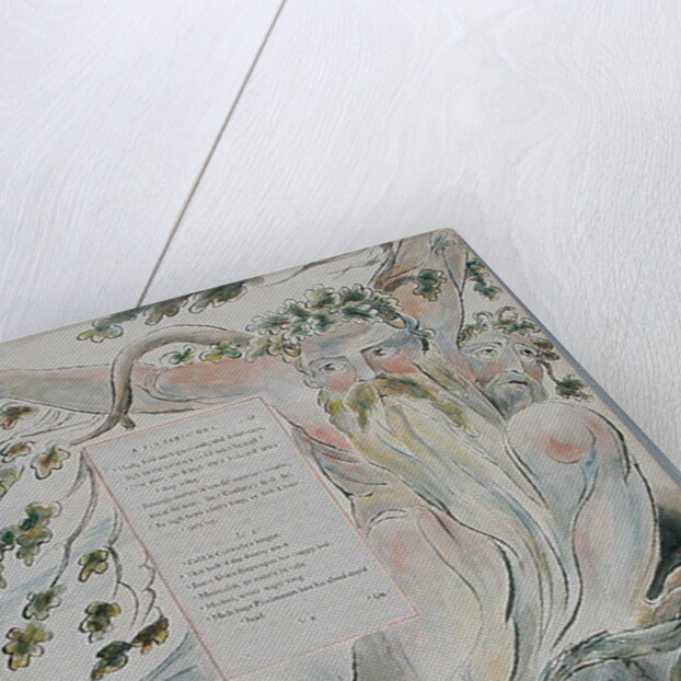 The Bard: A Pindaric Ode, design 57 from 'The Poems of Thomas Gray', 1797-98 by William Blake