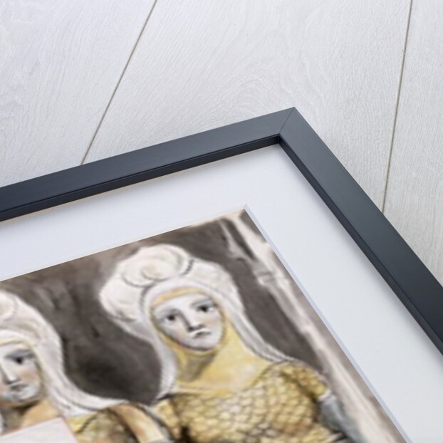 The Fatal Sisters, design 67 from 'The Poems of Thomas Gray', 1797-98 by William Blake