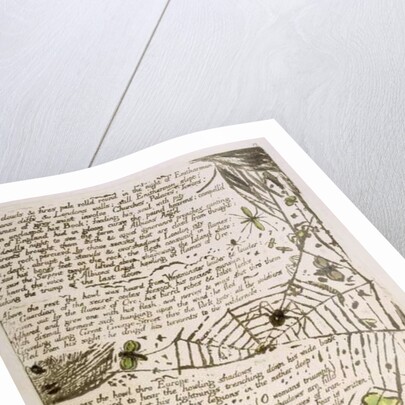 And the clouds & fires... by William Blake