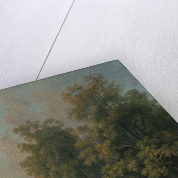 Horses and Cattle by a River, 1777 by George the Elder Barret