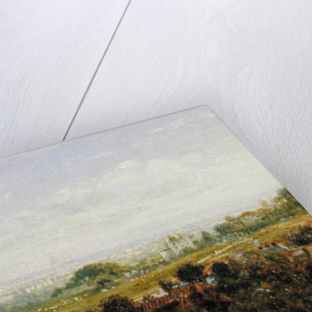 London from Islington Hill, c.1820-30 by Frederick Nash