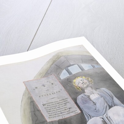 Ode to Adversity, design 37 from 'The Poems of Thomas Gray', 1797-98 by William Blake