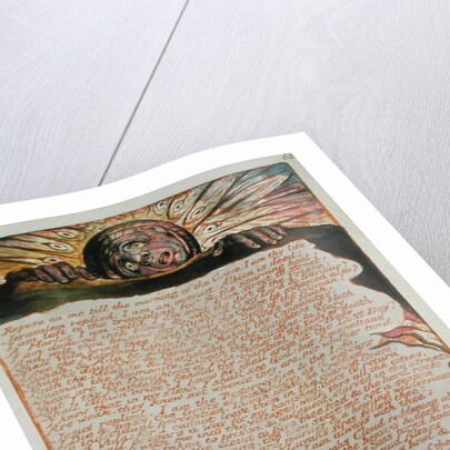 Repose on me... plate 62 from 'Jerusalem the Emmanation of the Great Albion', 1804-20 by William Blake