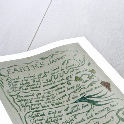 Earth's Answer by William Blake