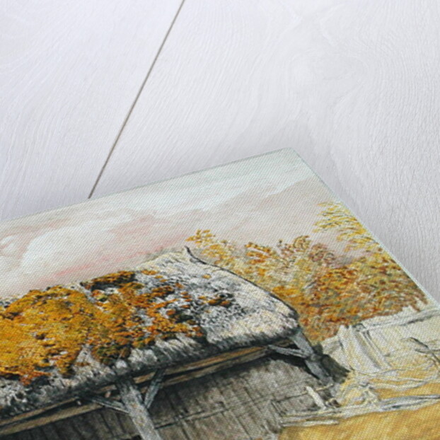 A Cow Lodge with a Mossy Roof, c.1829 by Samuel Palmer