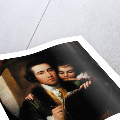 The Artist and his son Raphael, c.1773 by Benjamin West