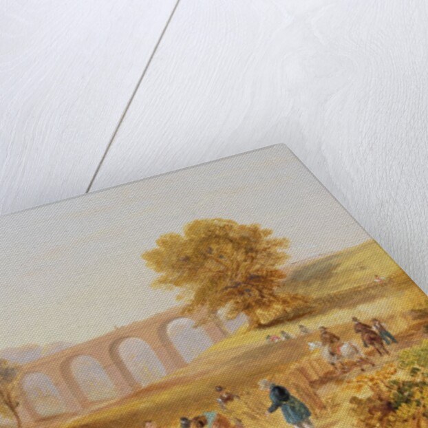 Corby Viaduct, the Newcastle and Carlisle Railway, 1836 by John Wilson Carmichael