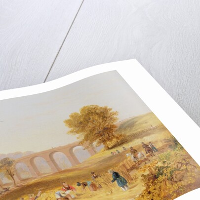Corby Viaduct, the Newcastle and Carlisle Railway, 1836 by John Wilson Carmichael