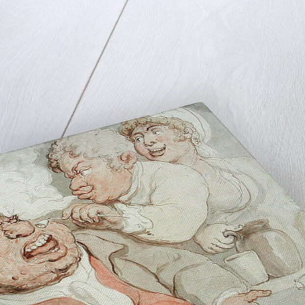 Taunting Smoke from a Pipe, 1823 by Thomas Rowlandson