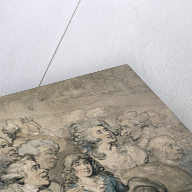 An Audience at Drury Lane Theatre by Thomas Rowlandson