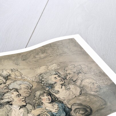 An Audience at Drury Lane Theatre by Thomas Rowlandson