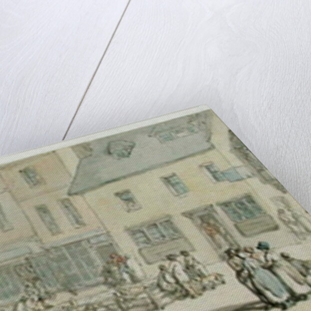 The High Street on Market day, Newport, Isle of Wight, c.1797-1800 by Thomas Rowlandson