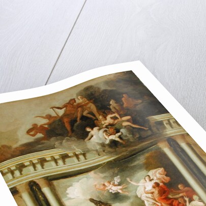 The Rape of Proserpine, design for the staircase of Devonshire House, London, c.1704 by Louis Laguerre