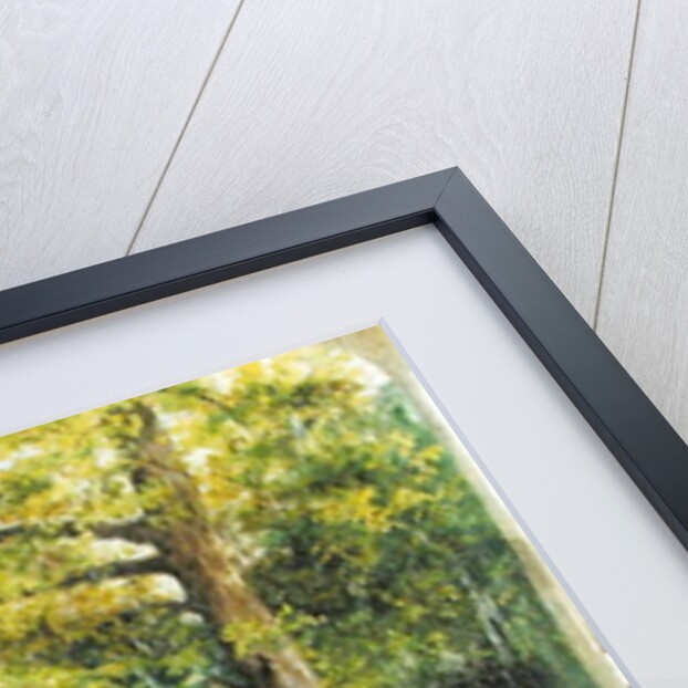 Woodland Scene with Rabbits, 1862 by Hubert von Herkomer