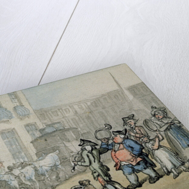 Matthew Bramble's Trip to Bath: Arrival at Bath by Thomas Rowlandson