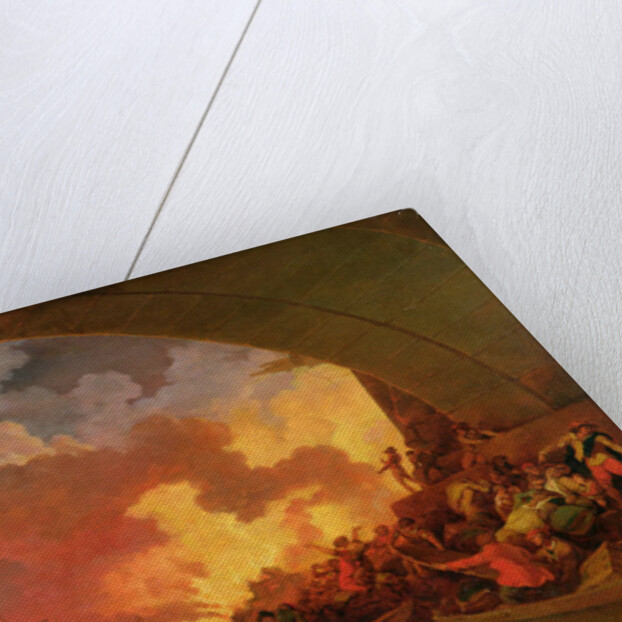 The Great Fire of London, c.1797 by Philip James de Loutherbourg