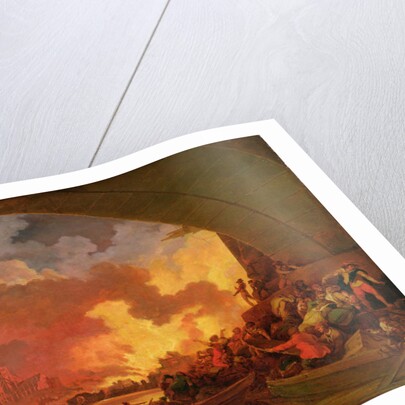 The Great Fire of London, c.1797 by Philip James de Loutherbourg