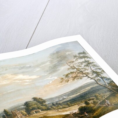 A Distant View of Maidstone, from Lower Bell Inn, Boxley Hill by Paul Sandby