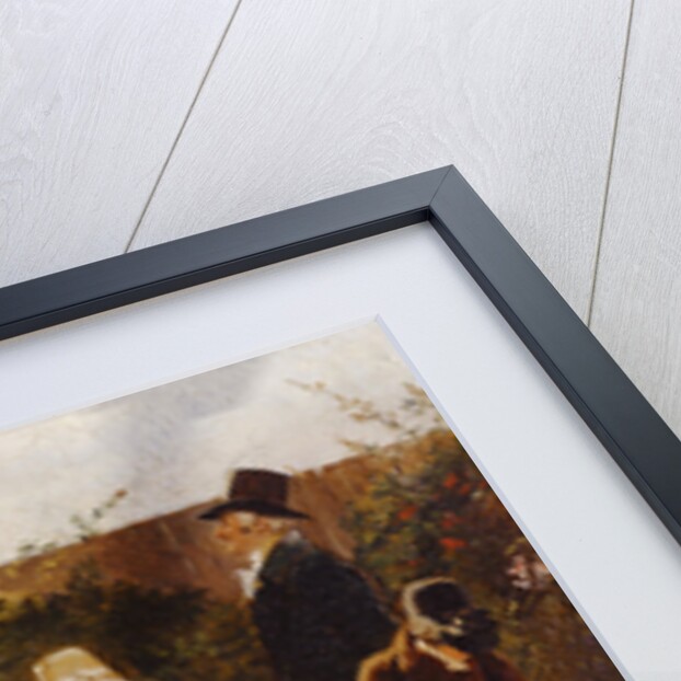 The Chalon Family in their London Town Garden, early 1800s by Jacques-Laurent Agasse