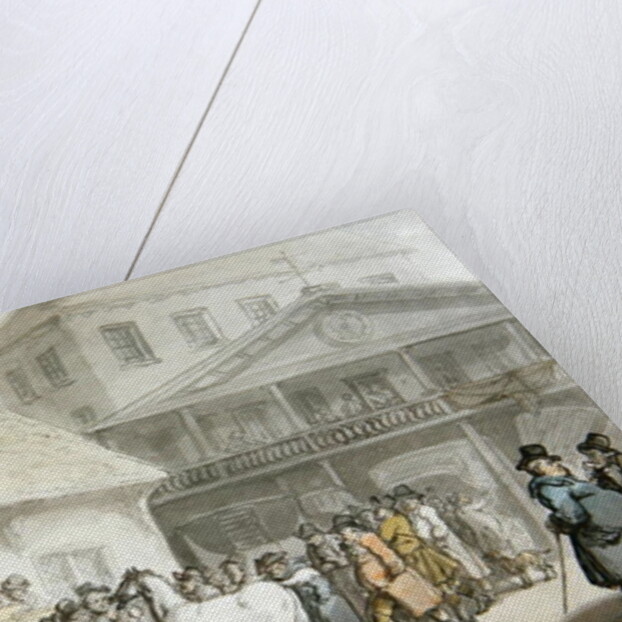 A Horse Sale at Hopkins's Repository, Barbican, c.1798-1800 by Thomas Rowlandson