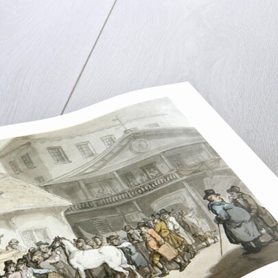 A Horse Sale at Hopkins's Repository, Barbican, c.1798-1800 by Thomas Rowlandson