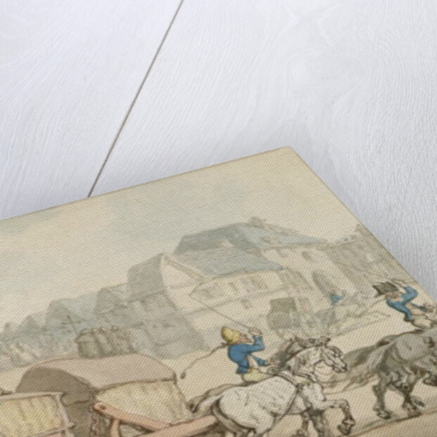 The Paris Diligence by Thomas Rowlandson