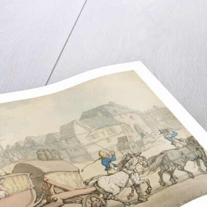 The Paris Diligence by Thomas Rowlandson