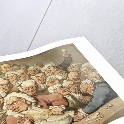 Serving Punch, c.1815-20 by Thomas Rowlandson