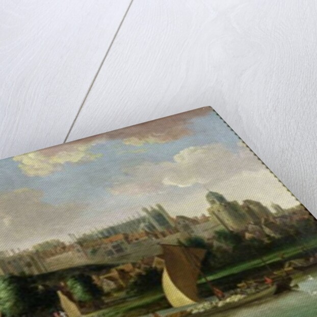 Windsor Castle seen from the Thames, c.1700 by Johannes Vorsterman