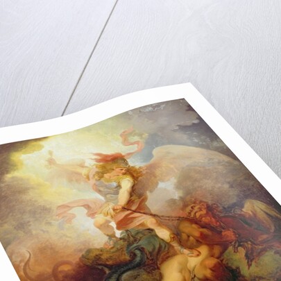 The Angel Binding Satan, c.1797 by Philip James de Loutherbourg