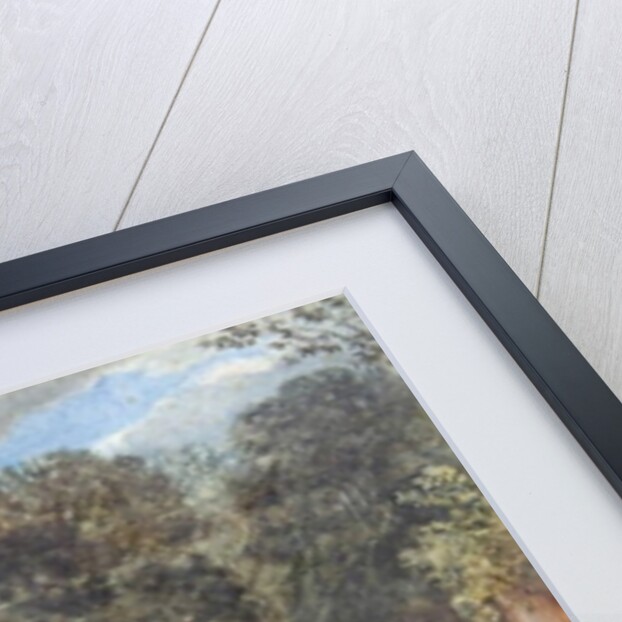 Landscape with a Man Washing his Feet at a Fountain, after Nicolas Poussin by David Cox