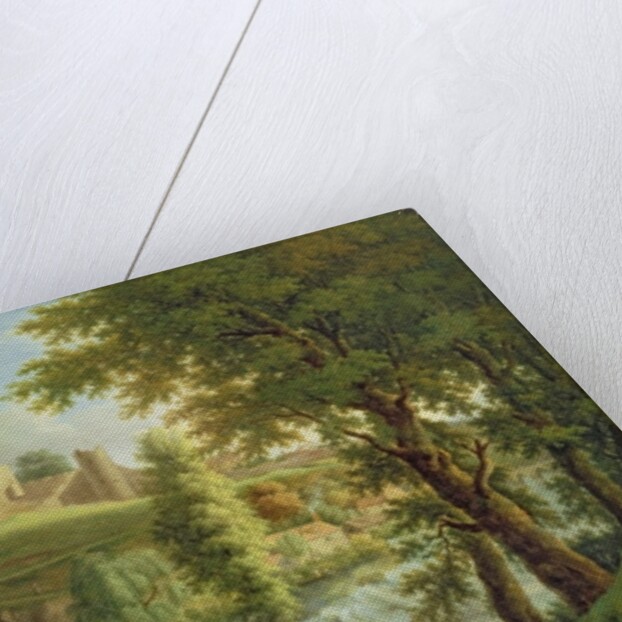 Ludlow Castle with Dinham Weir by Samuel Scott