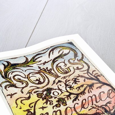 Titlepage from 'Songs of Innocence and of Experience' [Bentley Copy 3] c.1789-94 by William Blake