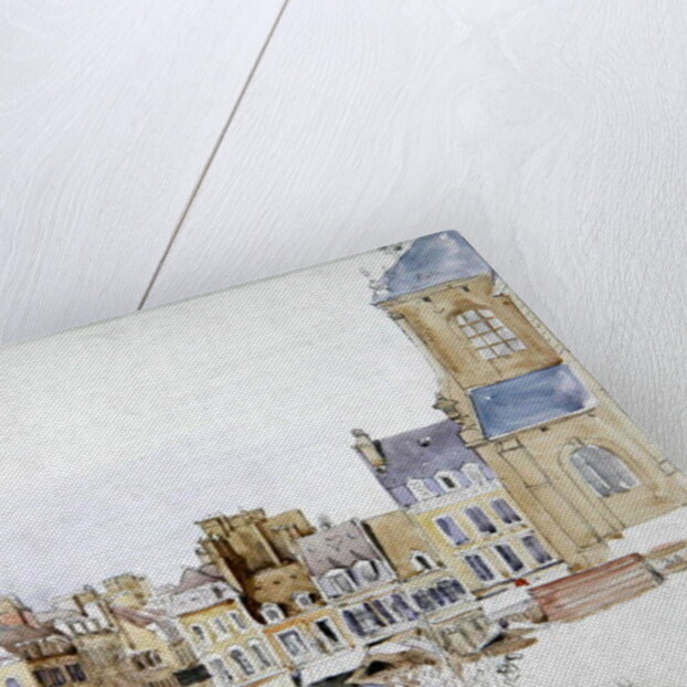 A French Market Place, c.1829 by David Cox