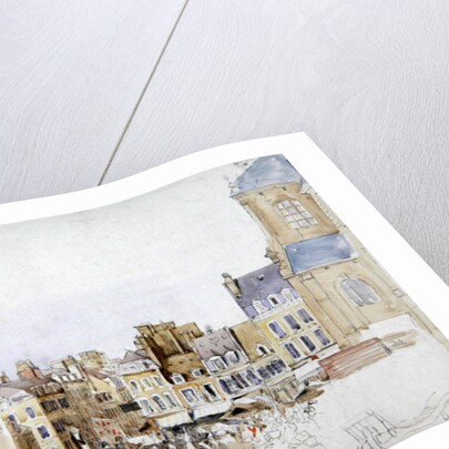 A French Market Place, c.1829 by David Cox