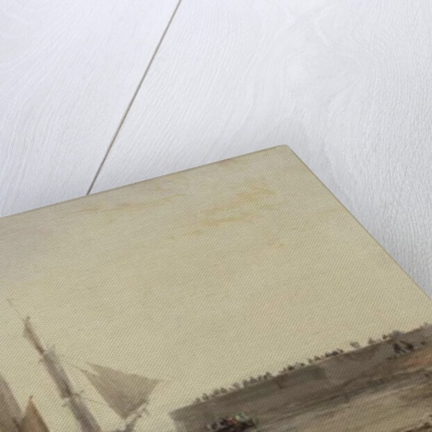 Entrance to Calais Harbour, 1829 by David Cox