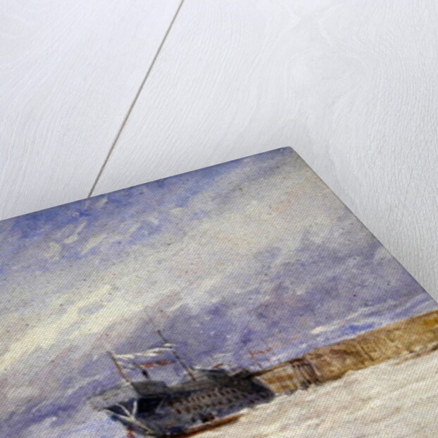 On the Medway, c.1845-50 by David Cox