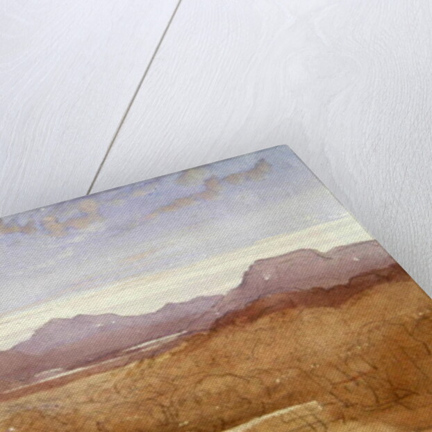 A Mountainous View, North Wales, c.1818 by David Cox