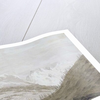 Between Chamonix and Martigny, 1776 by John Robert Cozens