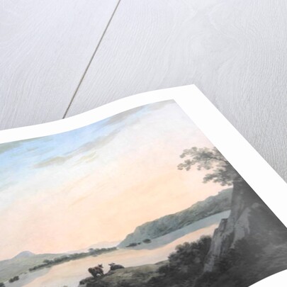 Lake Windemere from Calgarth with Belle Isle by John Warwick Smith