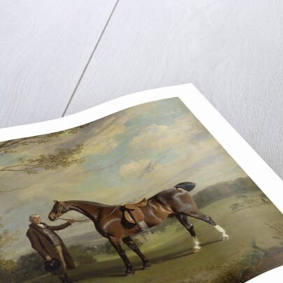 The Earl of Shrewsbury's Groom Holding a Hunter, c.1800 by Henry Bernard Chalon