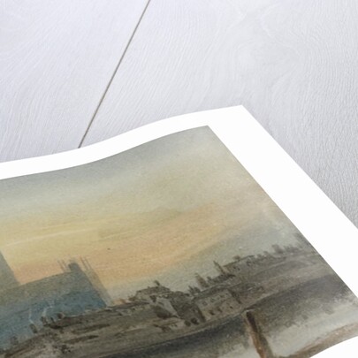 Westminster from Lambeth, c.1813 by David Cox