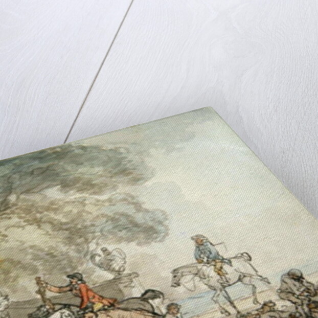 The Return from the Hunt, 1787 by Thomas Rowlandson