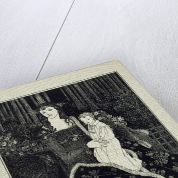 A large Christmas Card, 1895 by Aubrey Beardsley