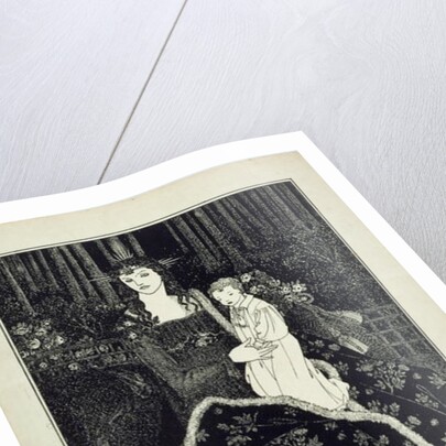 A large Christmas Card, 1895 by Aubrey Beardsley