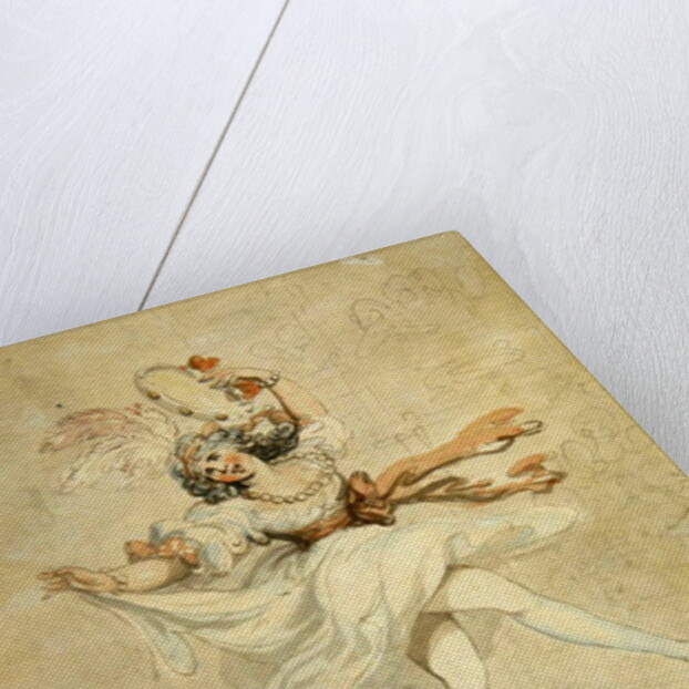 Female Dancer with a Tambourine, 1790-95 by Thomas Rowlandson