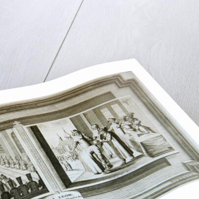 Scenes depicting an ambassadorial audience with the Czar of Russia and Muscovites declaring an oath by Pieter Van der Aa