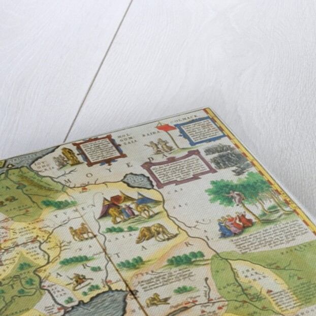 Map of the Russian Empire, 1588 by Abraham Ortelius